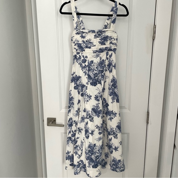 Abercrombie & Fitch Emerson Fit & Flare Midi Dress.   11 - Picture 3 of 11